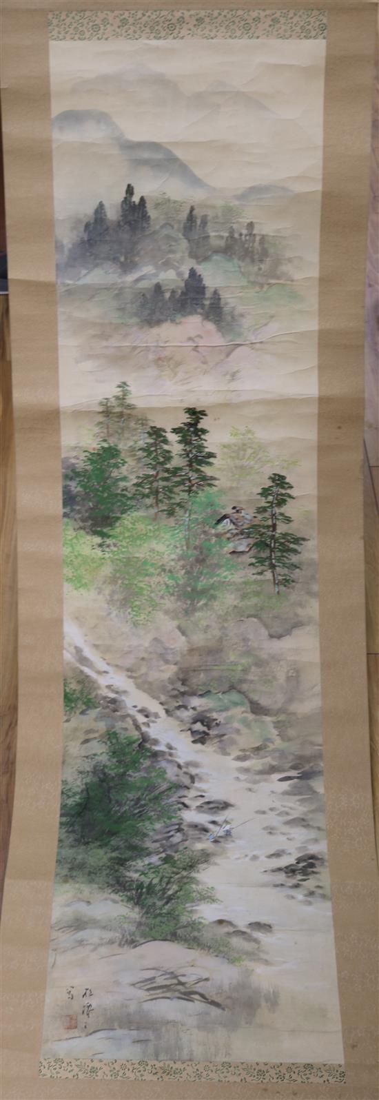 A Japanese boxed scroll